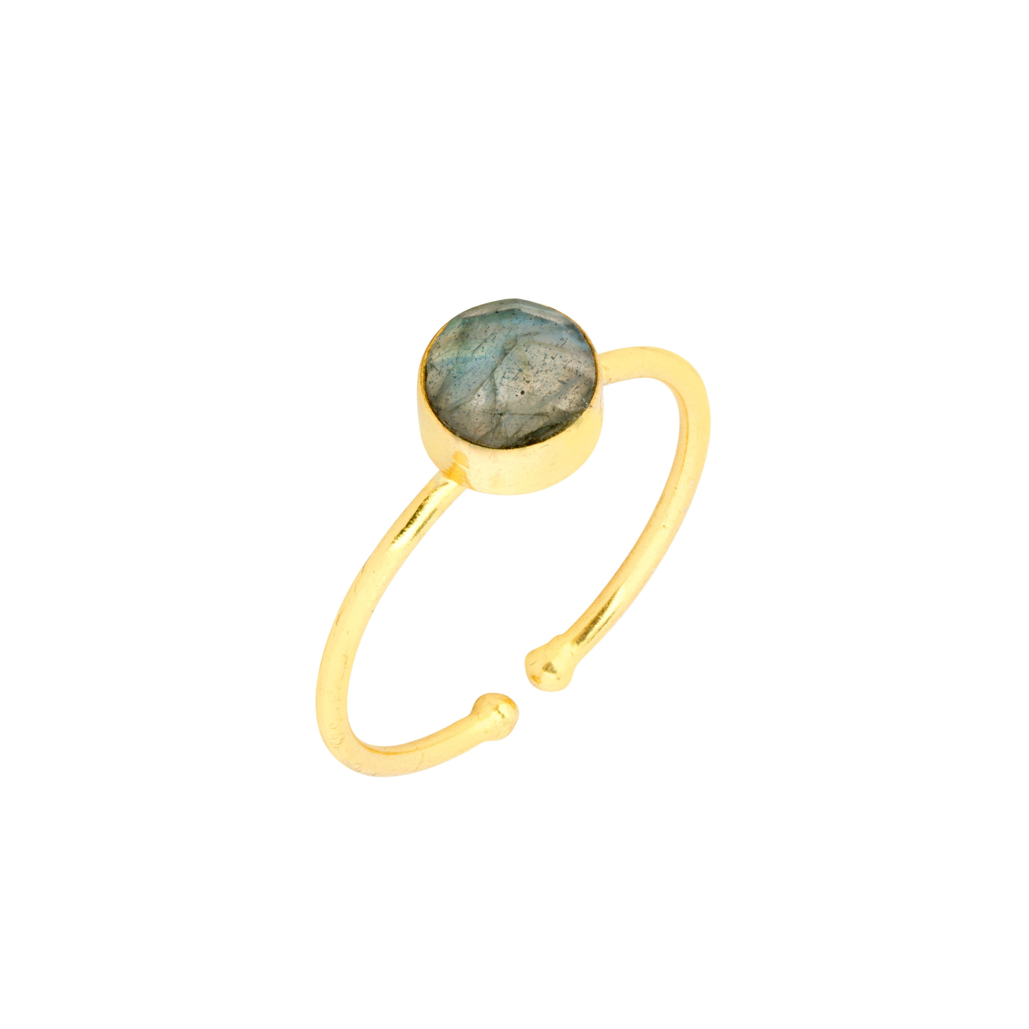 Labradorite Stacking Ring Dotty Labradorite Stacking Ring | Ashiana London