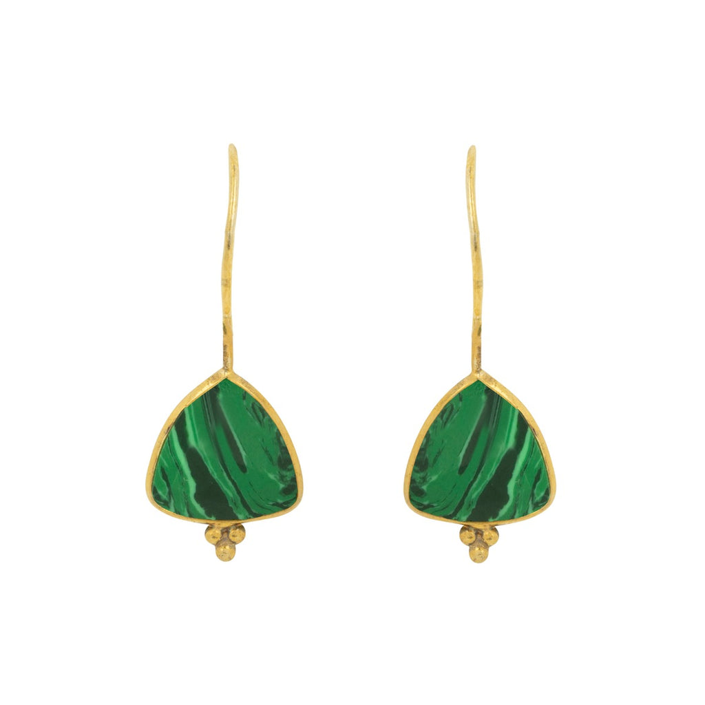 Sophistication Forest Green Crystal Silver Tone Drop Pierced Earrings